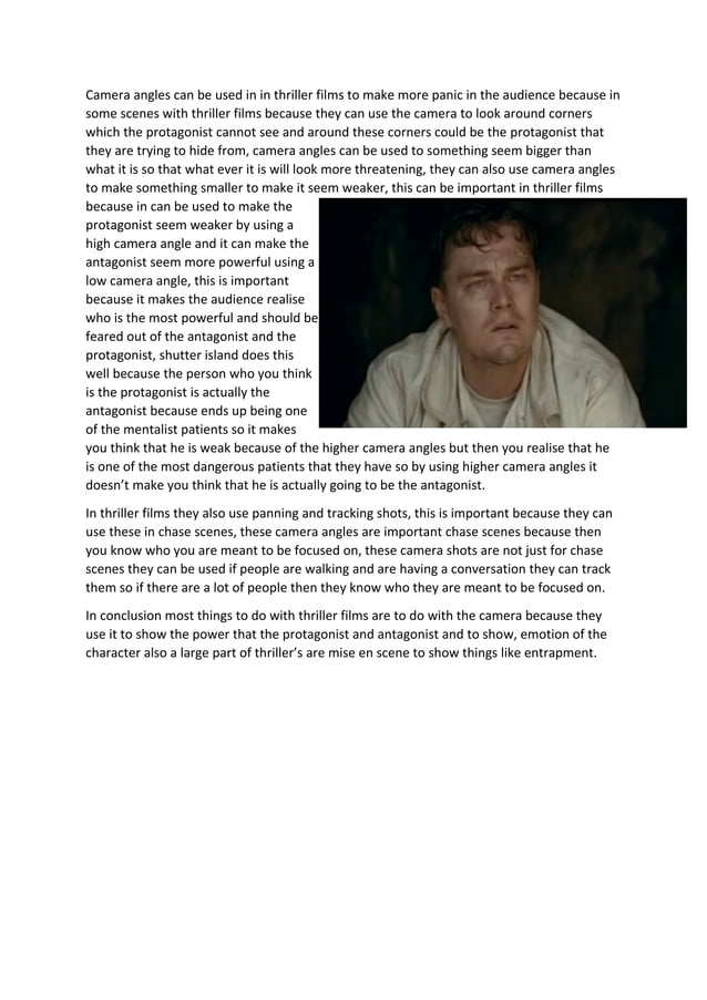 Shutter island essay PDF