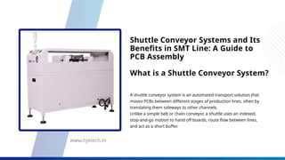 Shuttle Conveyor Systems and Its Benefits | PPTX