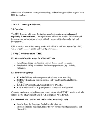 ICH GUIDELINES QUALITY SAFETY EFFICACY MULTIDISPLINARY | PDF