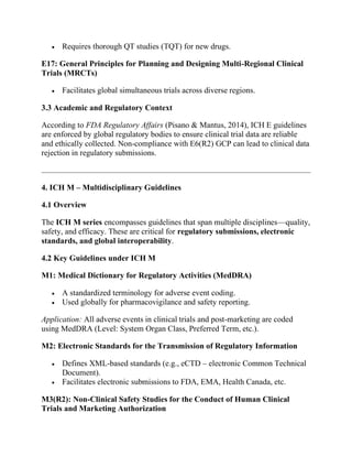 ICH GUIDELINES QUALITY SAFETY EFFICACY MULTIDISPLINARY | PDF