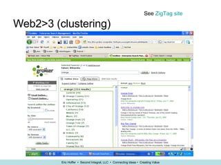 Web2>3 (clustering) See  ZigTag  site 