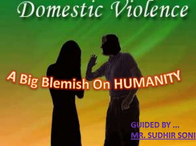 Ppt On Domestic Violence