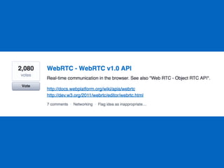 WebRTC: A front-end perspective