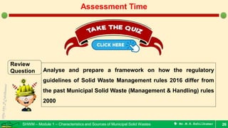 Legislation on management and handling of SW - Municipal Solid Wastes | PDF