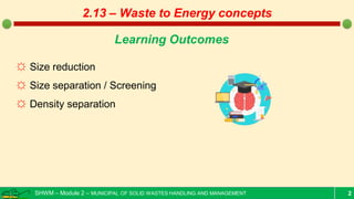 Waste to Energy concepts - Municipal Solid Wastes | PDF