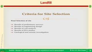 Landfill classification | PDF