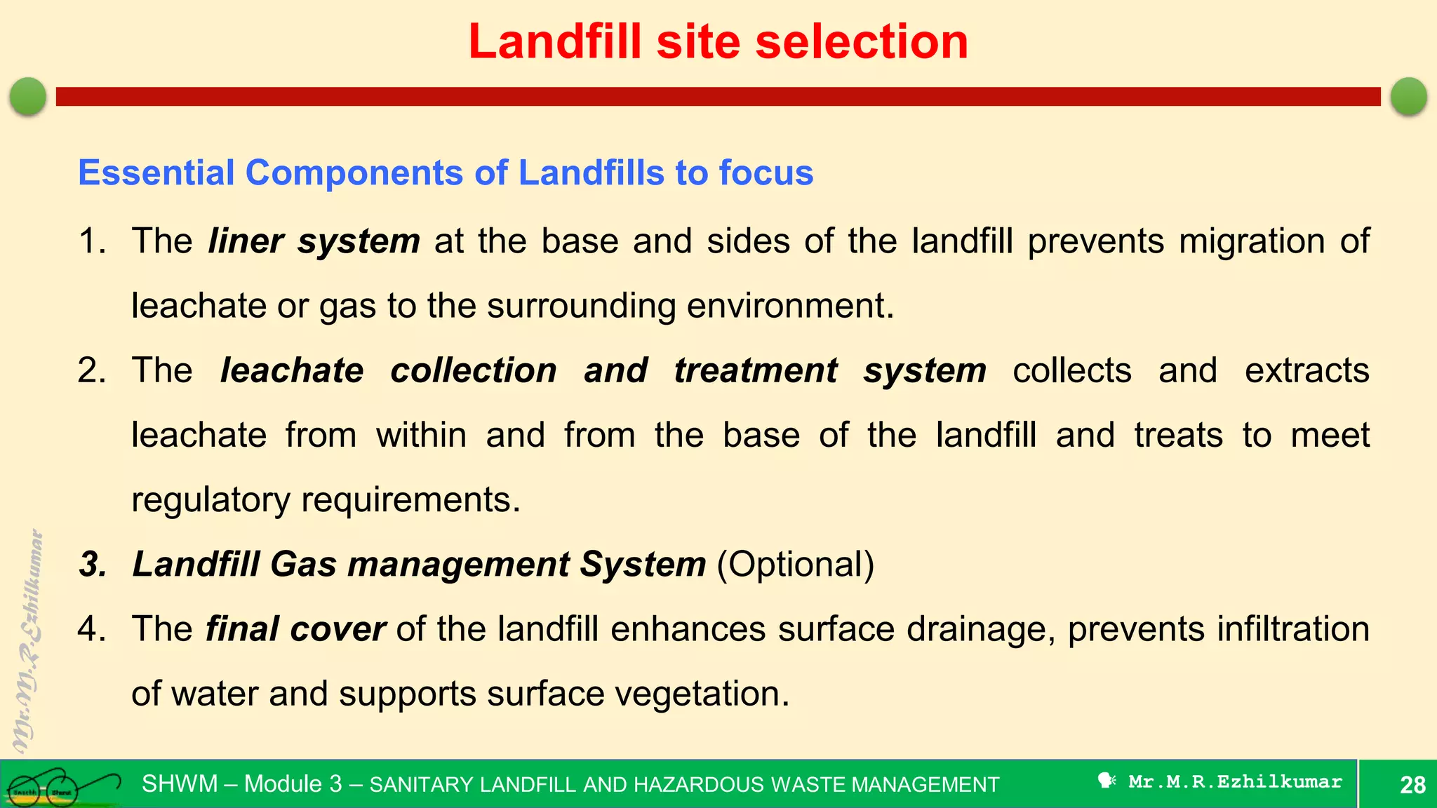 Landfill Site selection | PDF