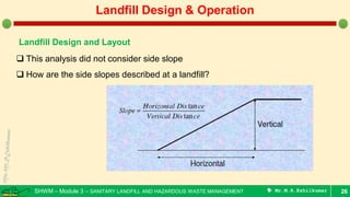Preliminary design and operation of sanitary landfill | PDF