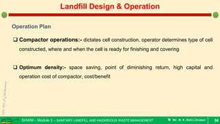 Preliminary design and operation of sanitary landfill | PDF