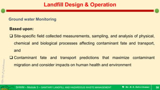 Preliminary design and operation of sanitary landfill | PDF