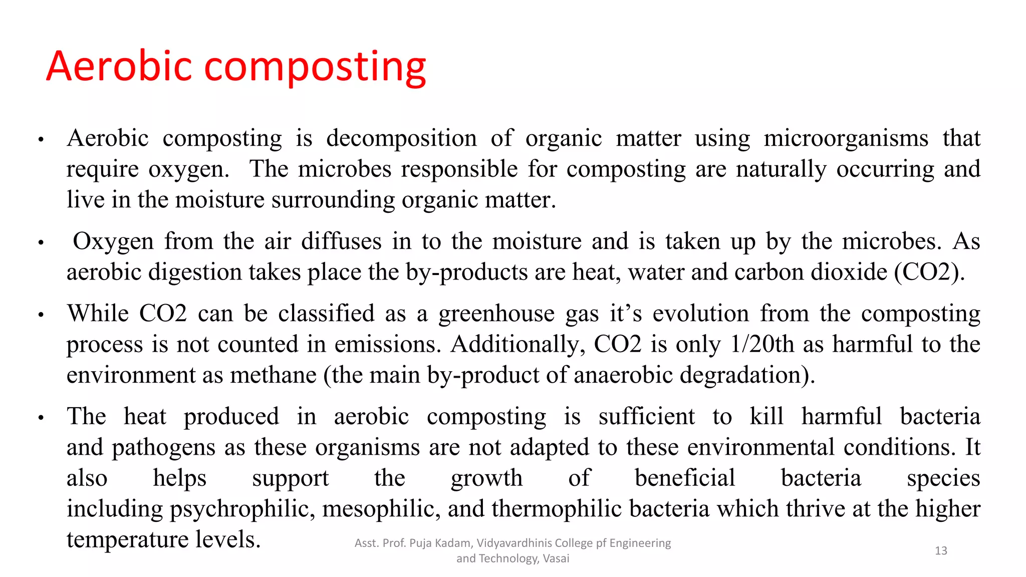 Waste Processing Techniques and Energy Recovery | PPT