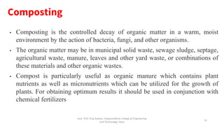 Waste Processing Techniques and Energy Recovery | PPT