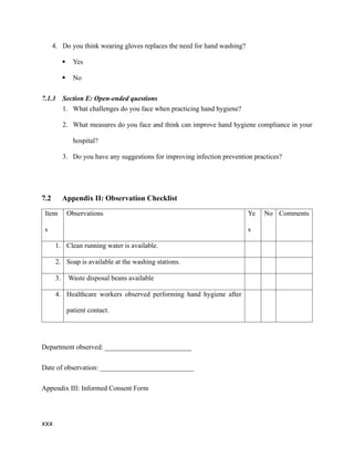 Barriers to Effective Hand Hygiene Practices Among Healthcare Workers ...