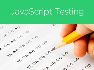 JavaScript Testing
5 days
of
Design &
Problem Solving