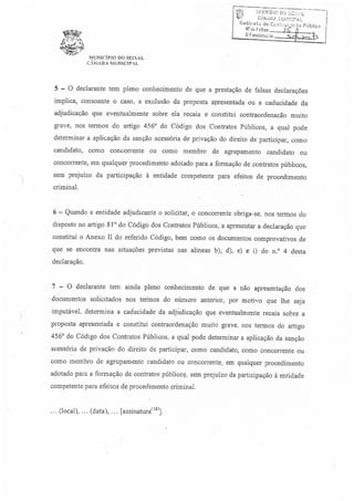 Cuncurso Público para a Concessão de Licença Municipal de Uso Privativo para Implantação de Quiosques e Esplanadas Estivais - 2013