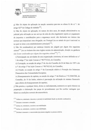 Cuncurso Público para a Concessão de Licença Municipal de Uso Privativo para Implantação de Quiosques e Esplanadas Estivais - 2013