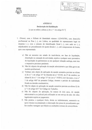 Cuncurso Público para a Concessão de Licença Municipal de Uso Privativo para Implantação de Quiosques e Esplanadas Estivais - 2013