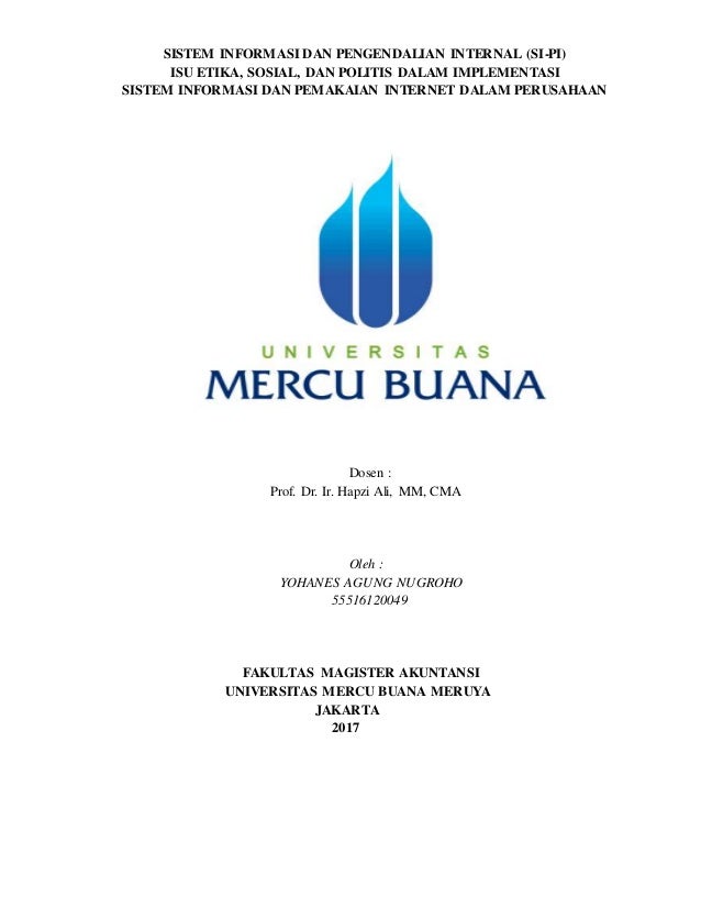 Si pi, yohanes agung nugroho, hapzi ali, sistem informasi 
