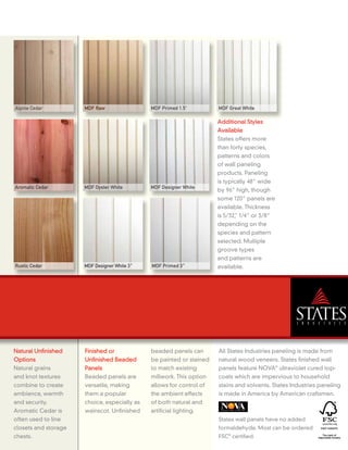 State Panel Print State Wall Panel Brochure | PDF