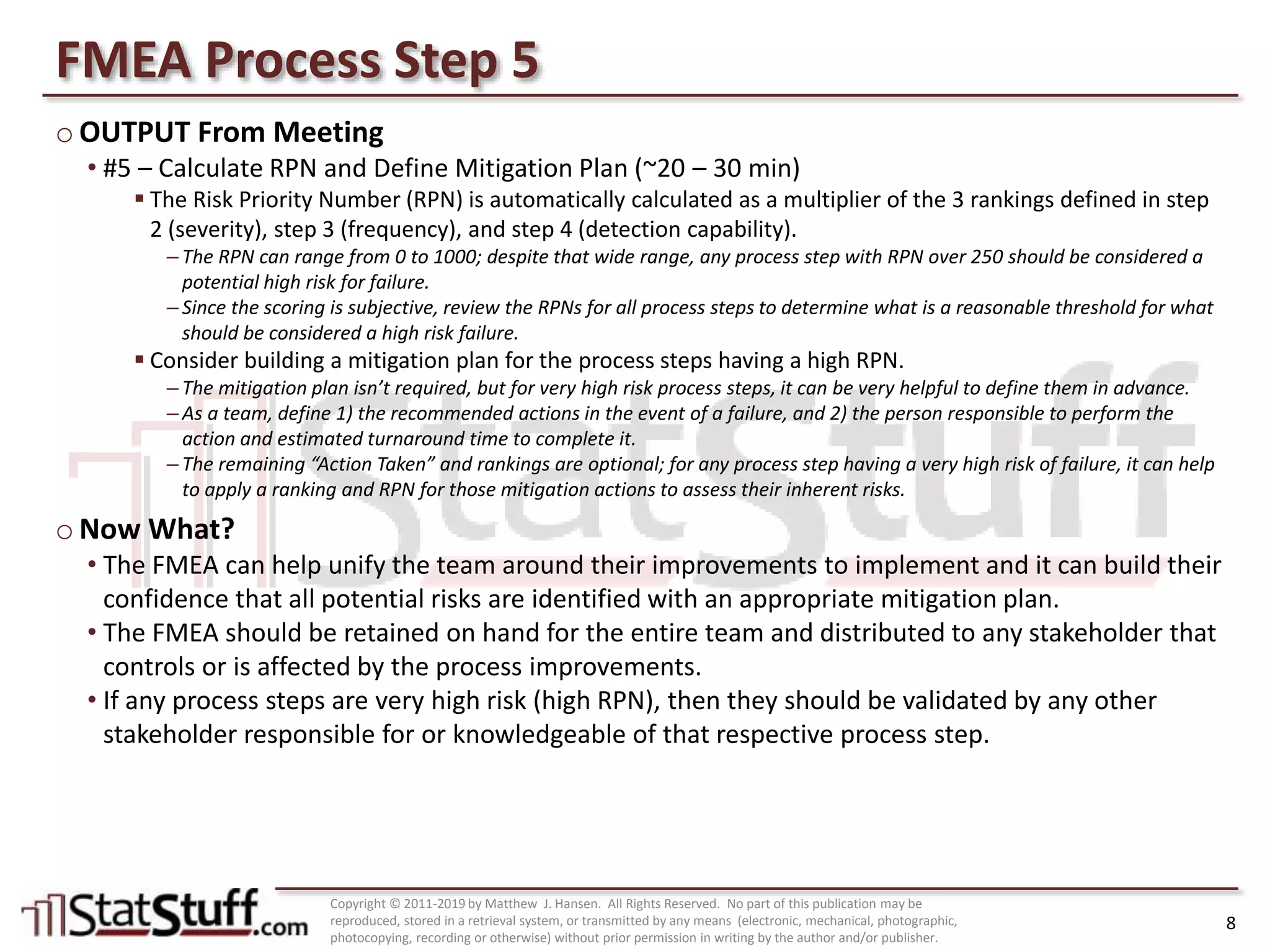Fmema Risk Risk Assessment with a FMEA Tool | PPTX