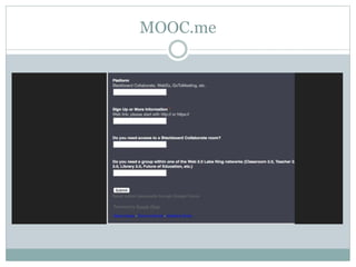 MOOC.me
 