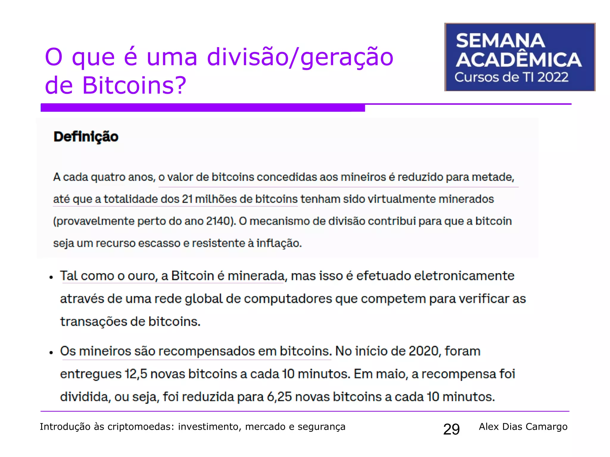 Introdução às criptomoedas: investimento, mercado e segurança | PDF