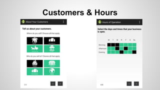 Customers & Hours
 