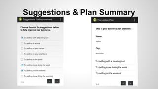 Suggestions & Plan Summary
 
