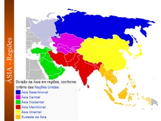 ÁSIA - Regiões 