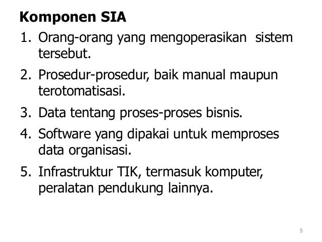 Sistem Informasi Akuntansi Pendahuluan