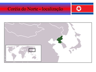 Coréia do Norte - localização 