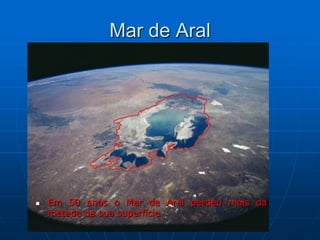 Mar de Aral – 1960 a 2003