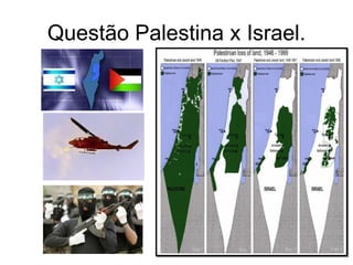 Questão Palestina x Israel. 