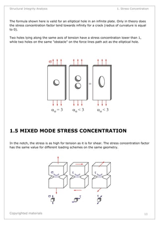 Structural Integrity Analysis. Chapter 1 Stress Concentration | PDF