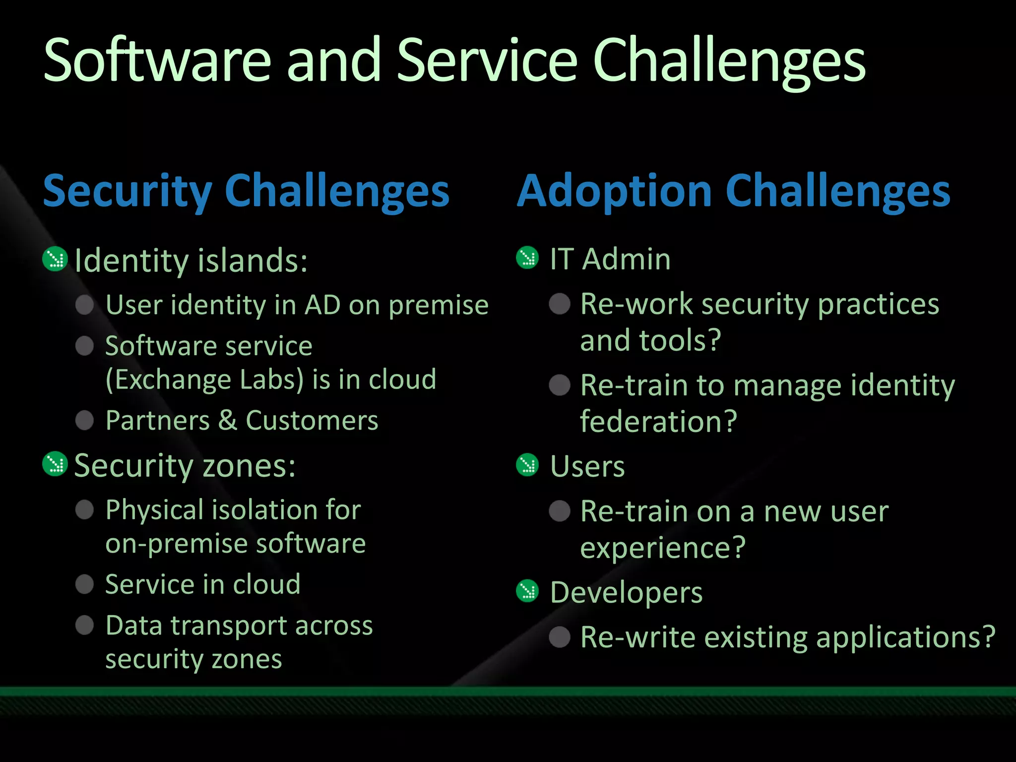 Identity Services Drilldown - TechEd NA 2009