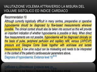 VALUTAZIONE VOLEMIA ATTRAVERSO LA MISURA DEL
VOLUME SISTOLICO ED INDICE CARDIACO

 