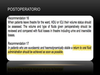 POSTOPERATORIO

 