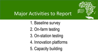 African Chicken Genetic Gains: ACGG-Nigeria report