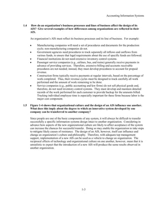 Accounting Information Systems Romney 12th Edition Chapter 1 Manual S Accounting Information Systems Romney 12th Edition Chapter 1 Manual S