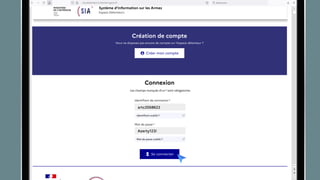 Sia demonstration creation-de-compte