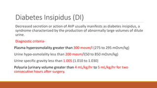 SIADH v/s Diabetes Insipidus .pptx