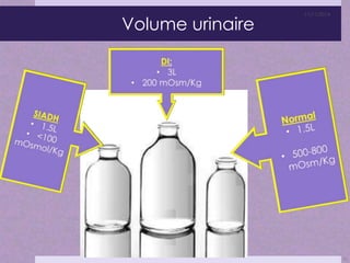 Volume urinaire 
11/11/2014 
21 
 