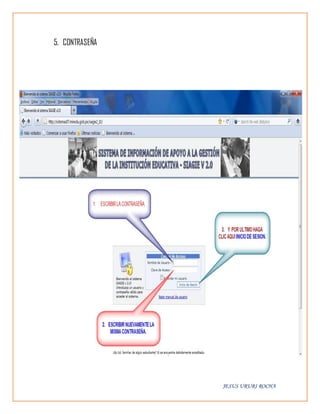 5. CONTRASEÑA




                JESUS URURI ROCHA
 