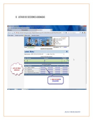8. LISTADO DE SECCIONES ASIGNADAS




                                    JESUS URURI ROCHA
 