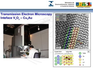 Transmission Electron Microscopy 
Inteface VxOy – Cu3Au 
 
