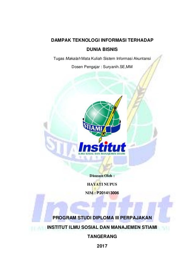 Sia Hayati Nupus Suryanih Stiami Sia Hayati Nupus Suryanih Stiami