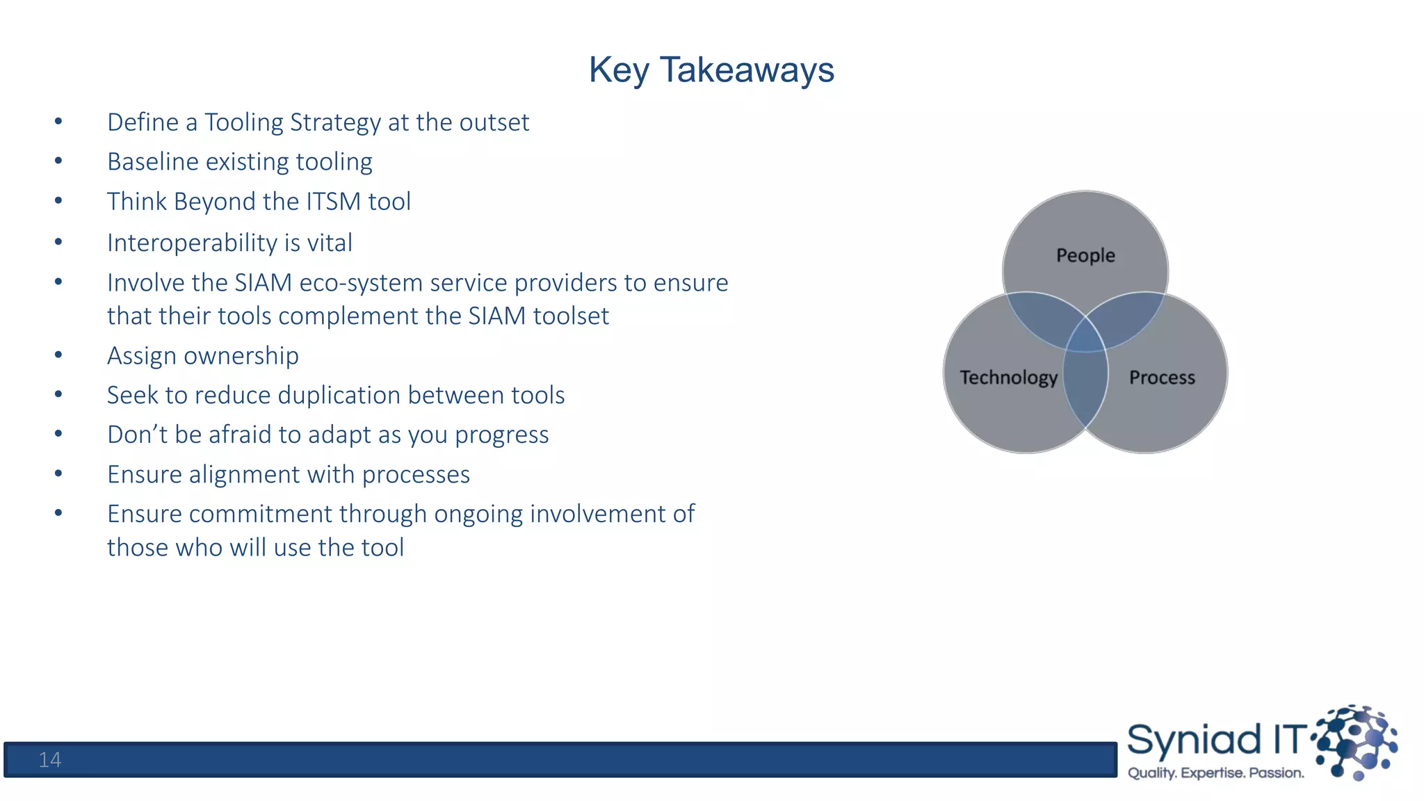 How to build and operate an effective IT tooling strategy in a SIAM ...