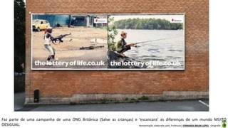 Apresentação elaborada pela Professora FERNANDA BRUM LOPES - Geografia
Faz parte de uma campanha de uma ONG Britânica (Salve as crianças) e ‘escancara’ as diferenças de um mundo MUITO
DESIGUAL.
 