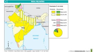 Apresentação elaborada pela Professora FERNANDA BRUM LOPES - Geografia
 