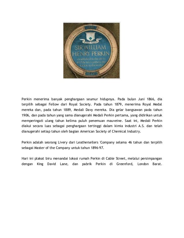 Siapa itu sir william henry perkin?